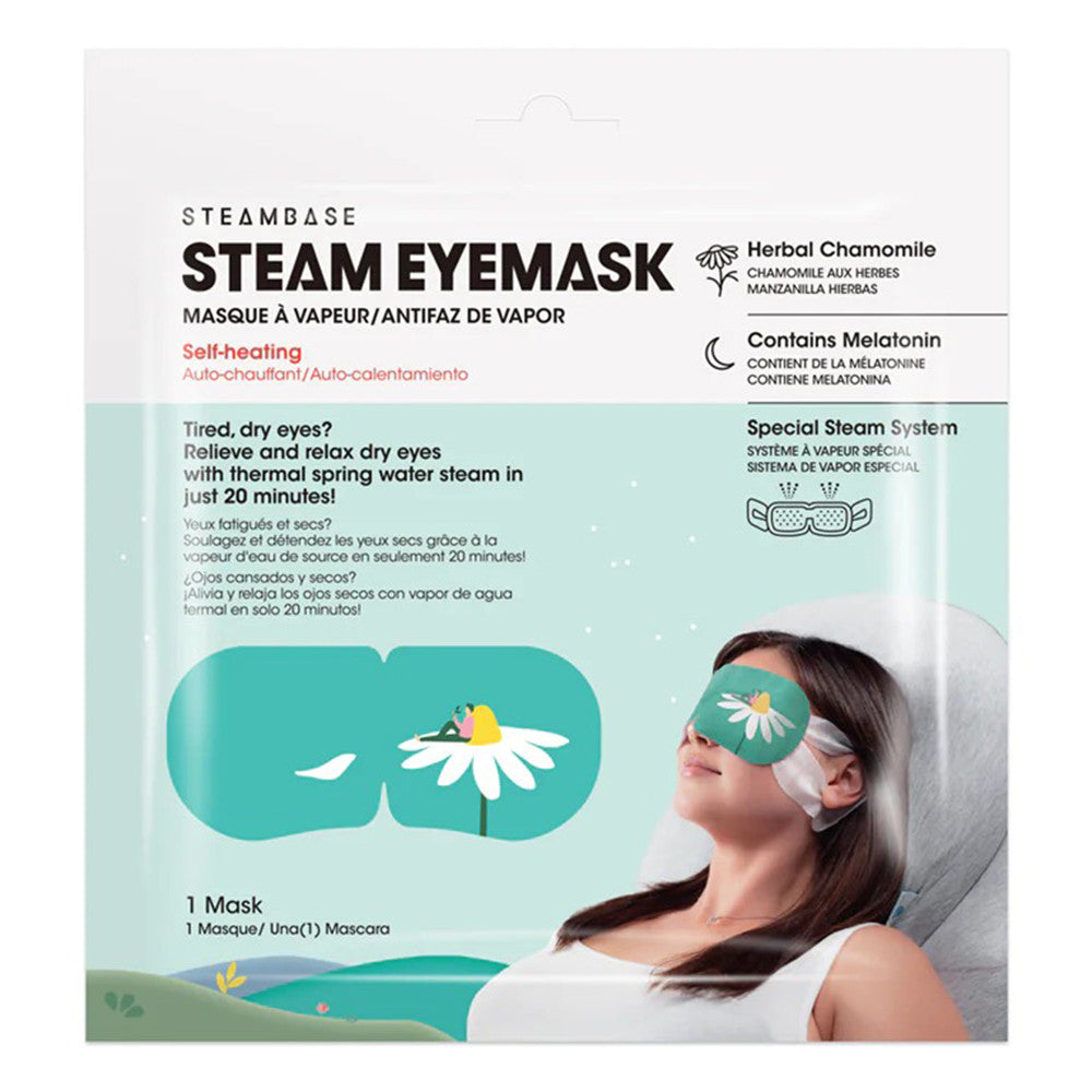 Steambase Steam Eye Mask Herbal Chamomile 1Ea